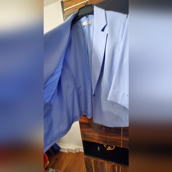 NWT Kasper Woman Light Blue Color Jacket; Lined; Szs 18W & 20W; $55 Each. - Picture 8 of 13